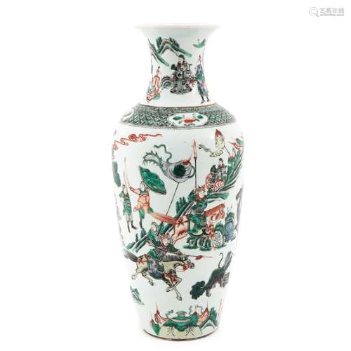 A FAMILLE VERTE VASE