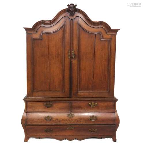 An Oak Cabinet Circa 1800