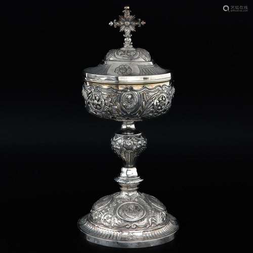 A French Silver Ciborium