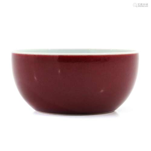 A SANG DE BOEUF DECOR BOWL