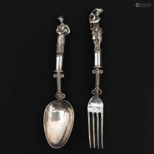 A Silver Fork and Spoon