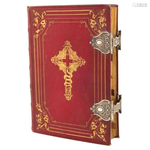 A Missal dated 1855 with Silver Clasps