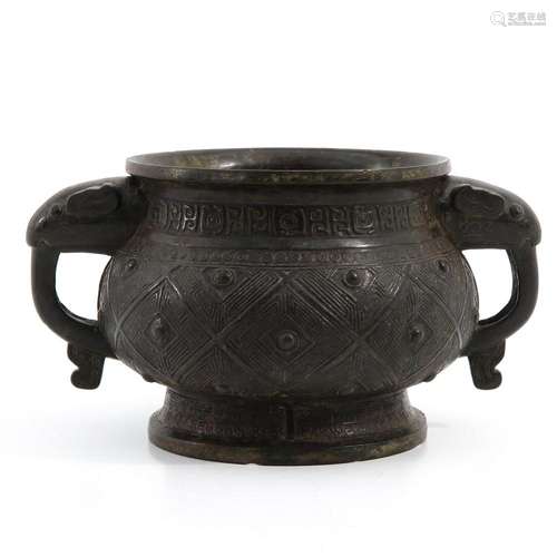 A BRONZE CENSER