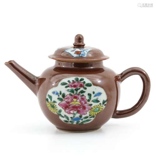 A BATAVIANWARE TEAPOT