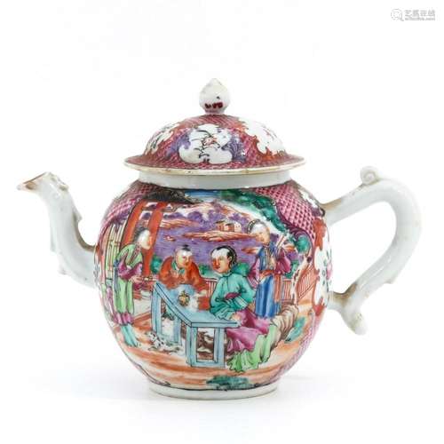 A MANDARIN DECOR TEAPOT