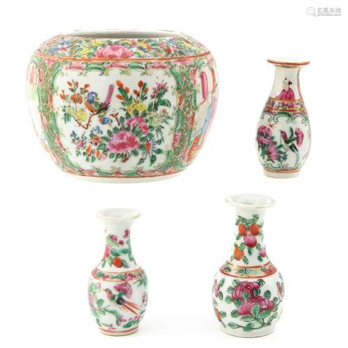 A COLLECTION OF CANTONESE PORCELAIN