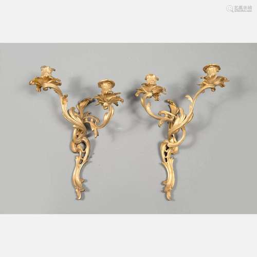 Pair of French appliques