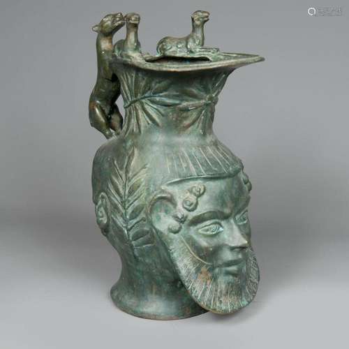 Jug in Pompeian style after the Ancients