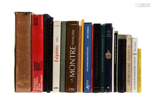 Ɵ HOROLOGICAL REFERENCE BOOKS MAINLY RELATING TO FRENCH AND ...