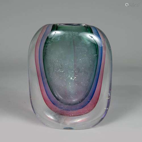 Murano glass vase