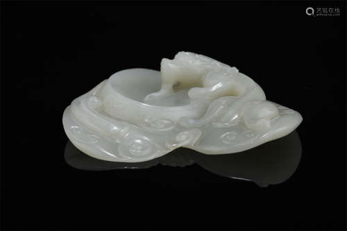 A Hetian Jade Brush Licker.