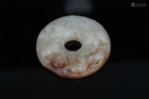 A Hetian Jade Plate 