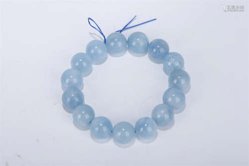 An Aquamarine Bracelet.