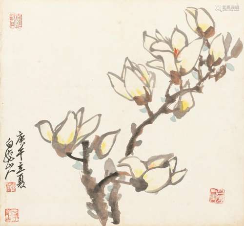 Wang Zhen (1867-1938)   Birds and Flowers, 1930
