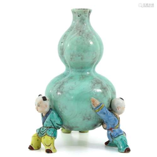 A Figural Vase