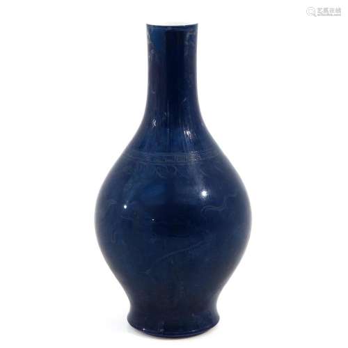 A Purple Glaze Vase