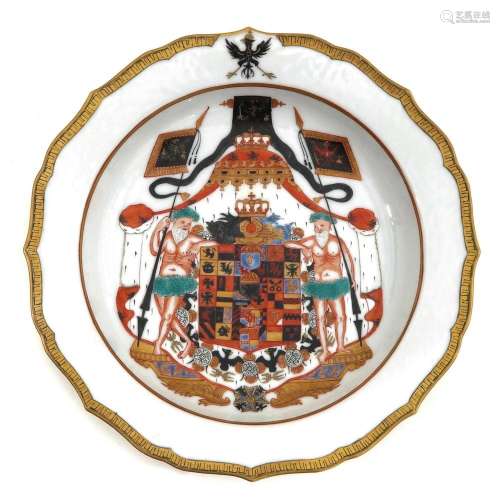 A Polychrome Decor Plate