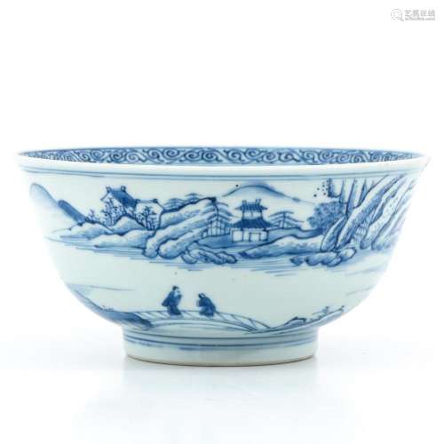 A Blue and White Bowl