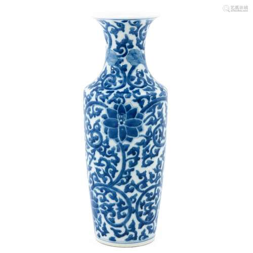 A Blue and White Vase