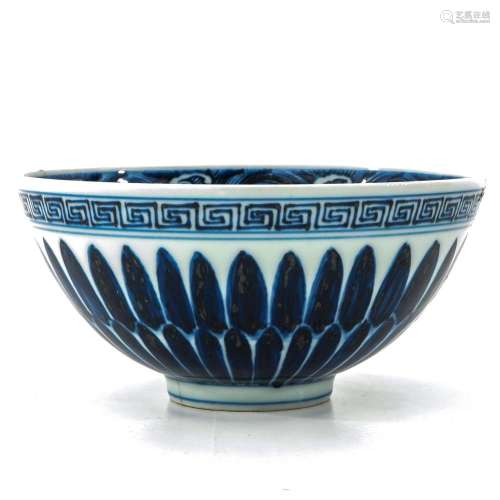 A Blue and White Bowl