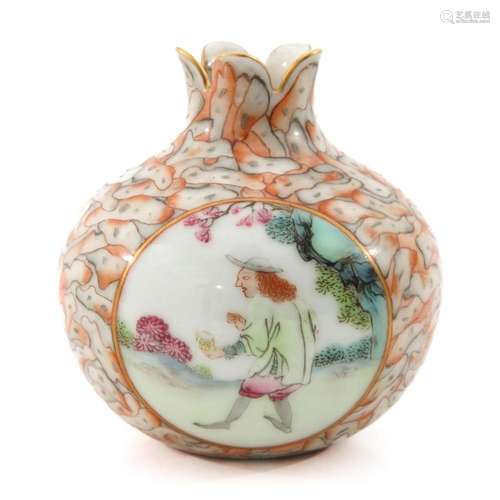 A Famille Rose Vase