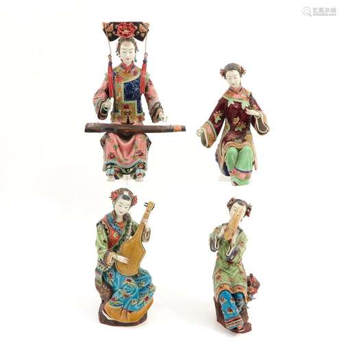 A Collection of 4 Chinese Sculptures