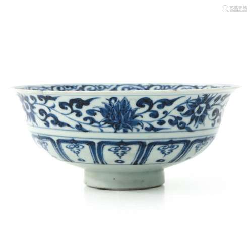 A Blue and White Bowl