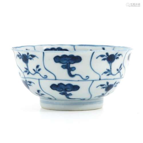 A Blue and White Bowl