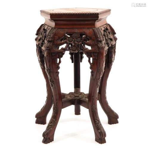 A Carved Side Table