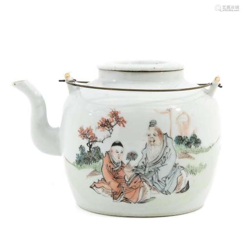 A Qianjiang Cai Decor Teapot