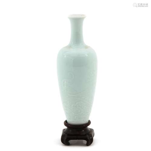 A Small Blanc de Chine Vase