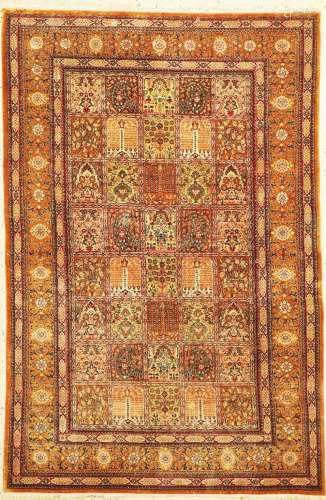 Qum silk fine, Persia, approx. 50 years, pure natural