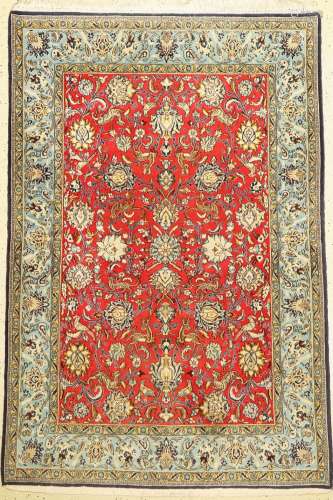 Qum old, Persia, approx. 60 years, wool with silk