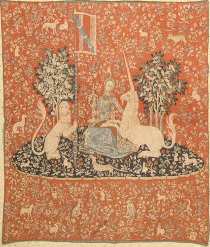Tapestry, Belgium, approx. 40 years, wool