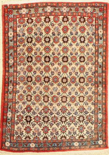 Weramin old, Persia, approx. 60 years, wool oncotton