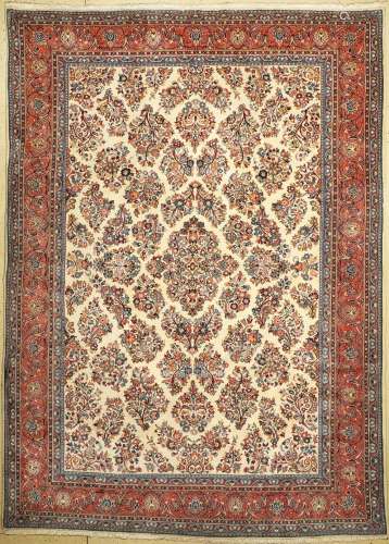 Saruk old, Persia, approx. 50 years, wool on cotton