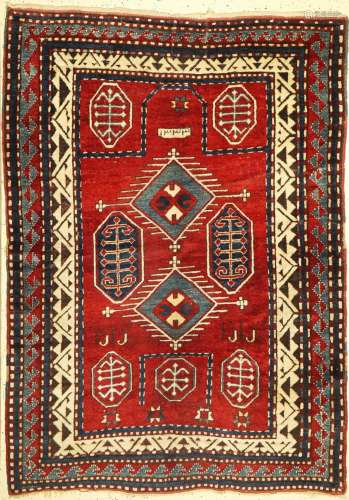 Antique Borchalu Kazak, Caucasus, dated 1333 (1907), wool