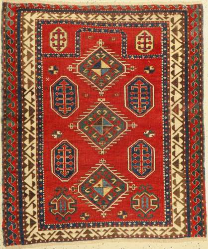 Borchalu prayer rug antique, Caucasus, around 1900, wool