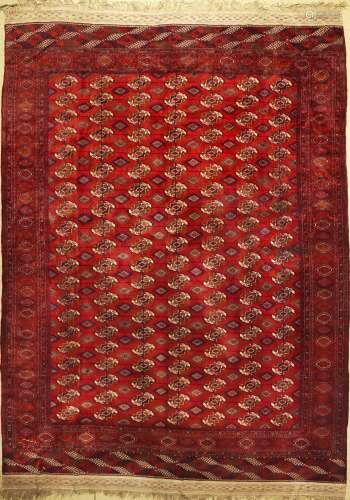Bokhara, Russia, approx. 50 years, wool on wool