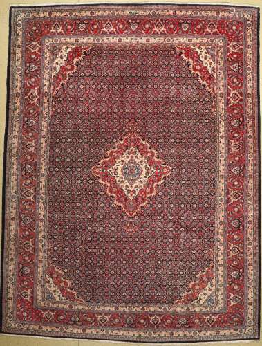 Saruk fine signed, Persia, around 1950, wool on cotton