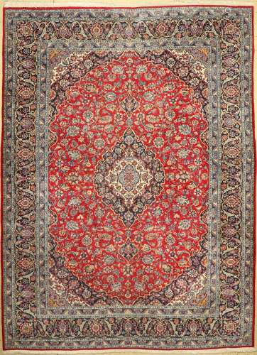Kashan, Persia, approx. 50 years, wool on cotton
