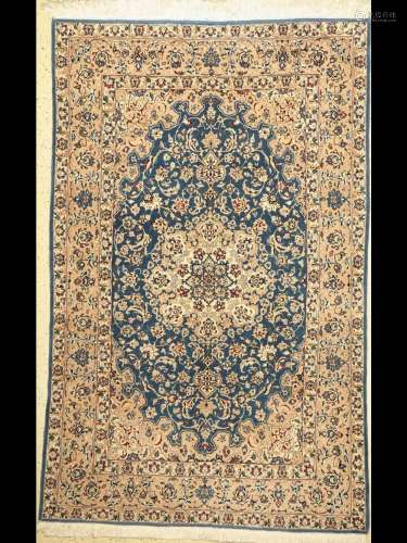 Nain fine, Persia, approx. 50 years, wool on cotton with