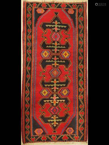 Shirvan Kilim, Caucasus, around 1960, wool on wool