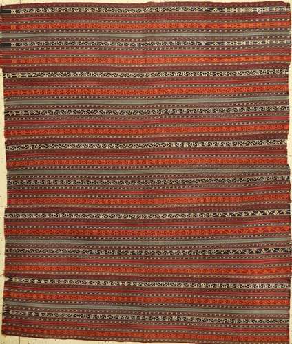 Djajim old, Persia, around 1940, wool on wool,approx. 205