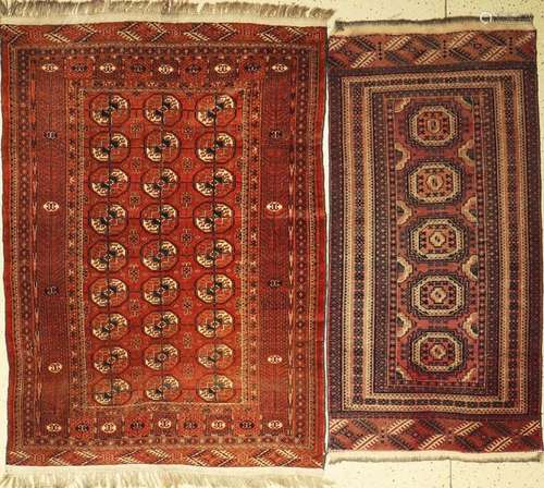 2 Old Bukhara, Russia, around 1950, wool on wool