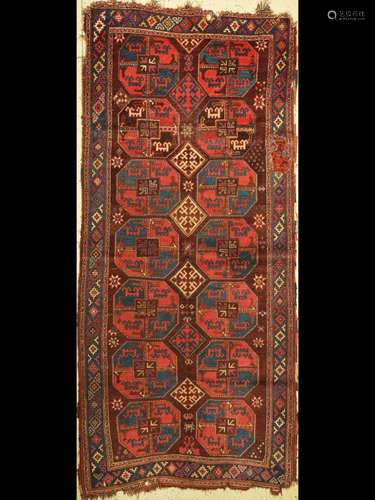 Karakalpak antique, Uzbekistan, 19th century, wool on