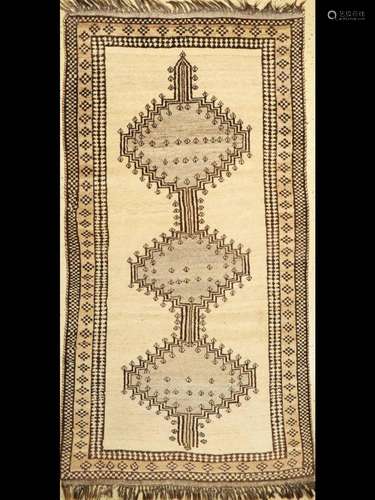 Gabbeh old, Persia, approx. 60 years, wool on wool