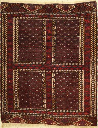 Yomud Engsi, Turkmenistan, around 1910, wool on wool