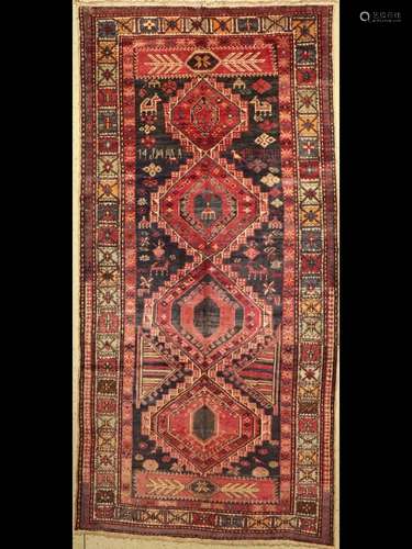 Armenian Kazak, Caucasus, around 1950, wool oncotton