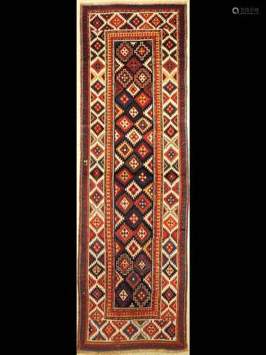 Antique Kazak, Caucasus, 19th century, wool onwool